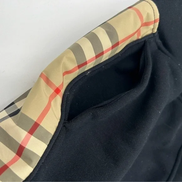 Kids Burberry vintage check hundred percent cotton sweatpants size 10 yr 140cm